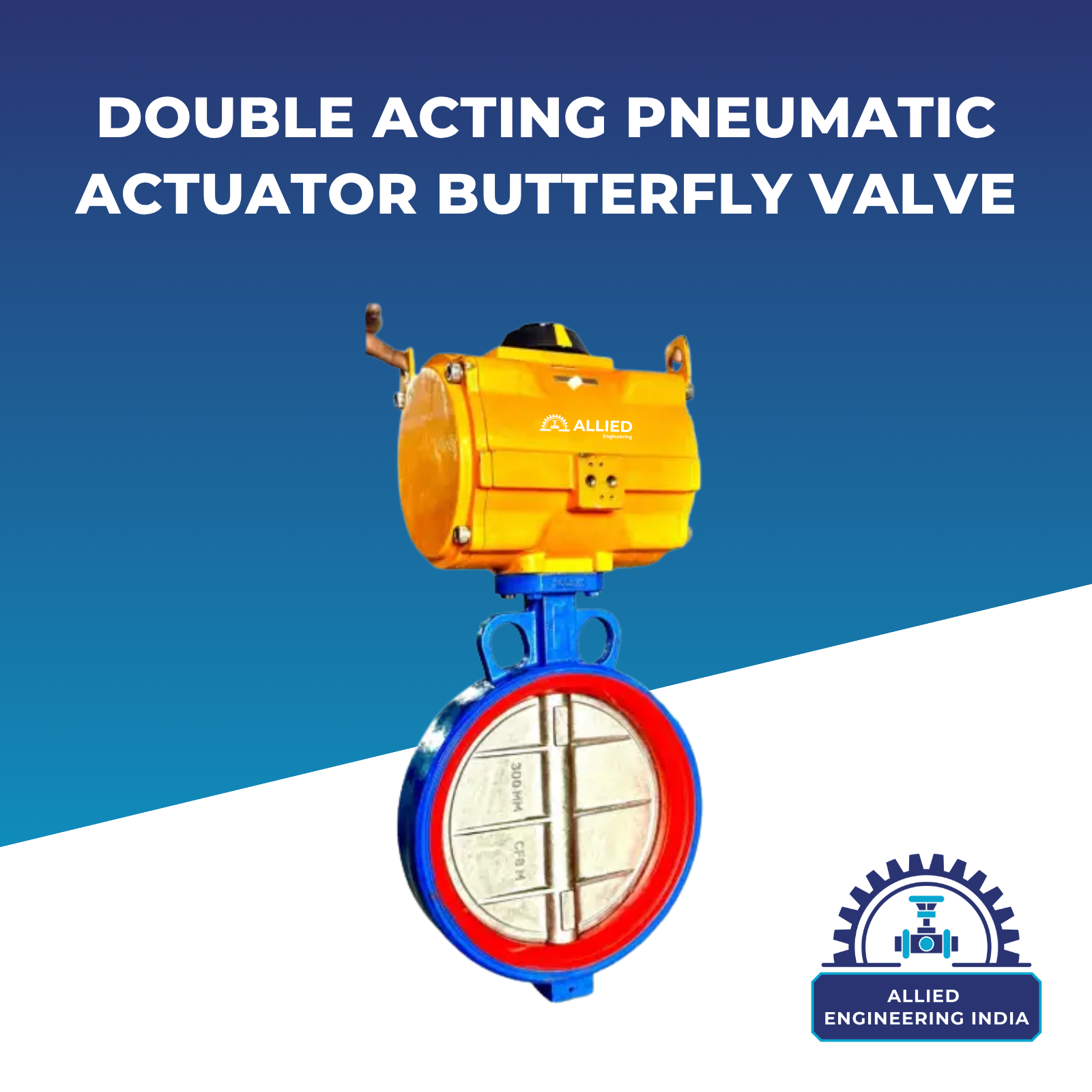 Double Acting Pneumatic Actuator Butterfly Valve